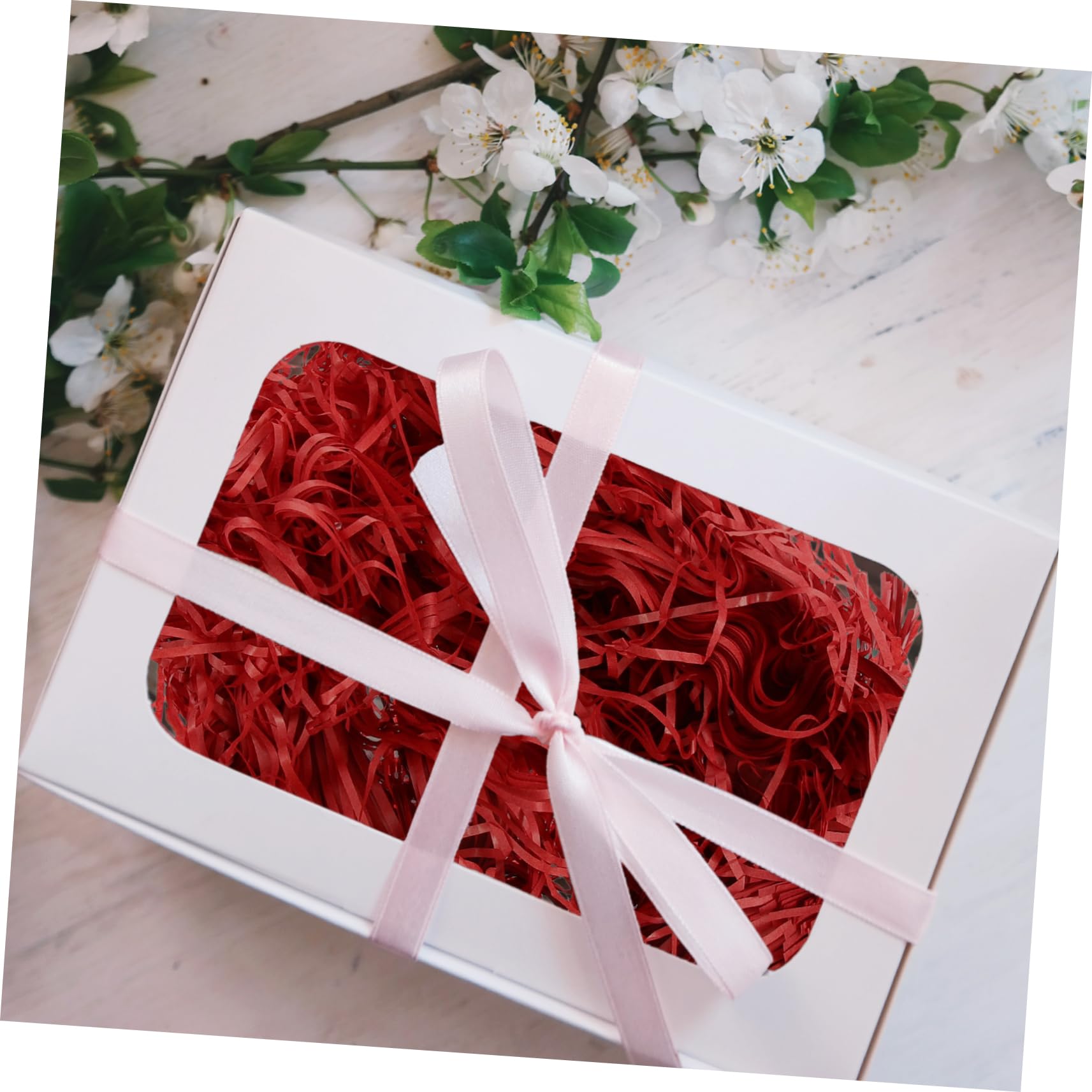 Tofficu 10confezioni Carta Strappata Colorata Per Decorazioni Natalizie Riempitivo Per Regali e Scatole Crinkle Paper Per Feste e Occasioni Speciali