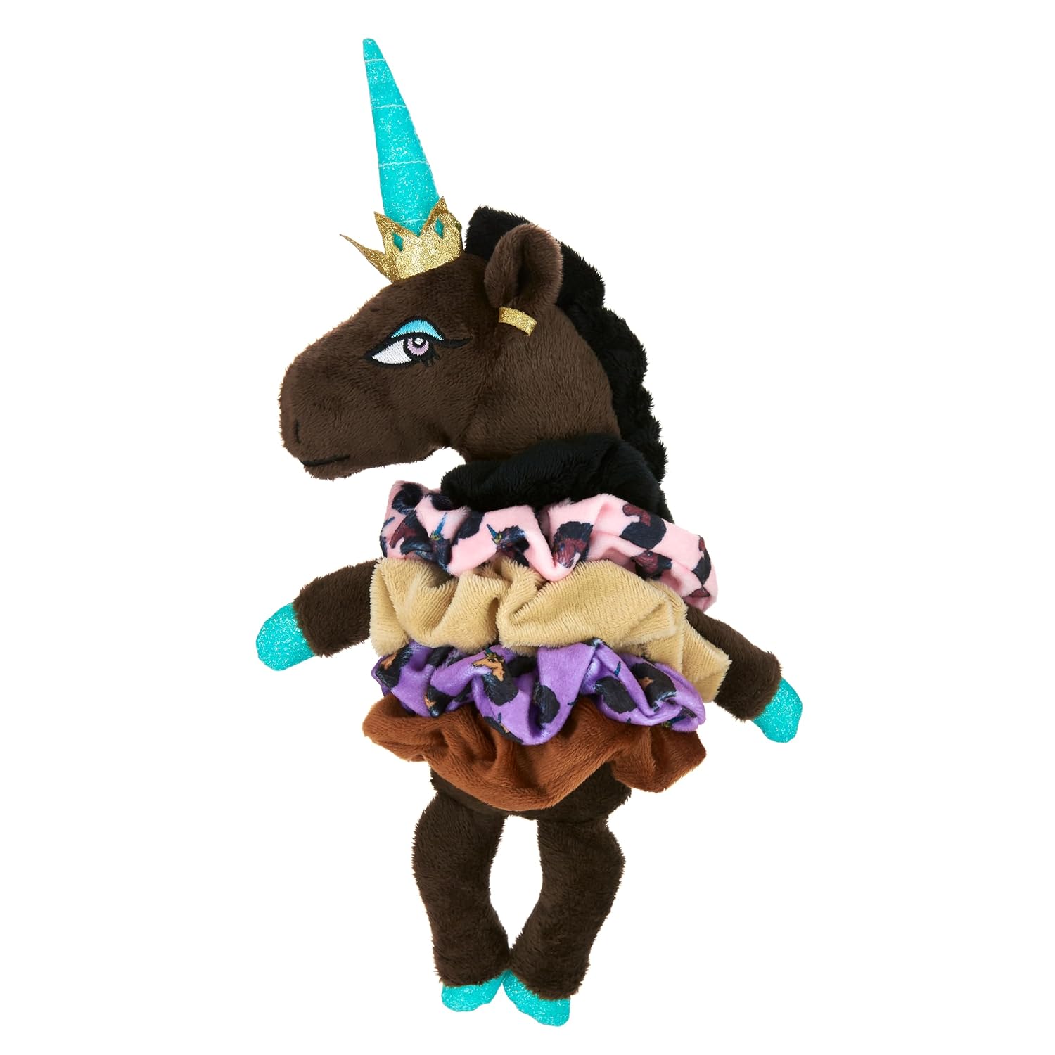 Afro Unicorn 4pc Hair Twisters with Plush Doll - Assorted Printed image 4