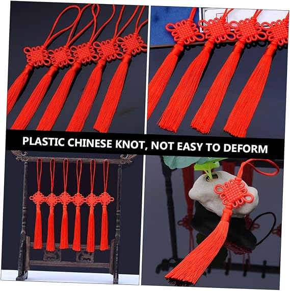 20pcs Elegant Tassel Ornaments Chinese Decorations Knot Tassel Pendants Decorative for Home