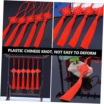 20pcs Elegant Tassel Ornaments Chinese Decorations Knot Tassel Pendants Decorative for Home
