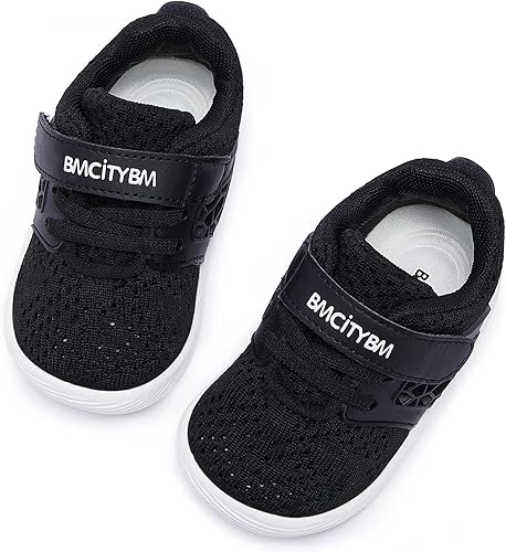Miniatura 3 de BMCiTYBM Zapatos para caminar de malla transpirable para bebés, niños y niñas, ligeros, antideslizantes, para primeros pasos, 6, 9, 12, 18, 24 meses