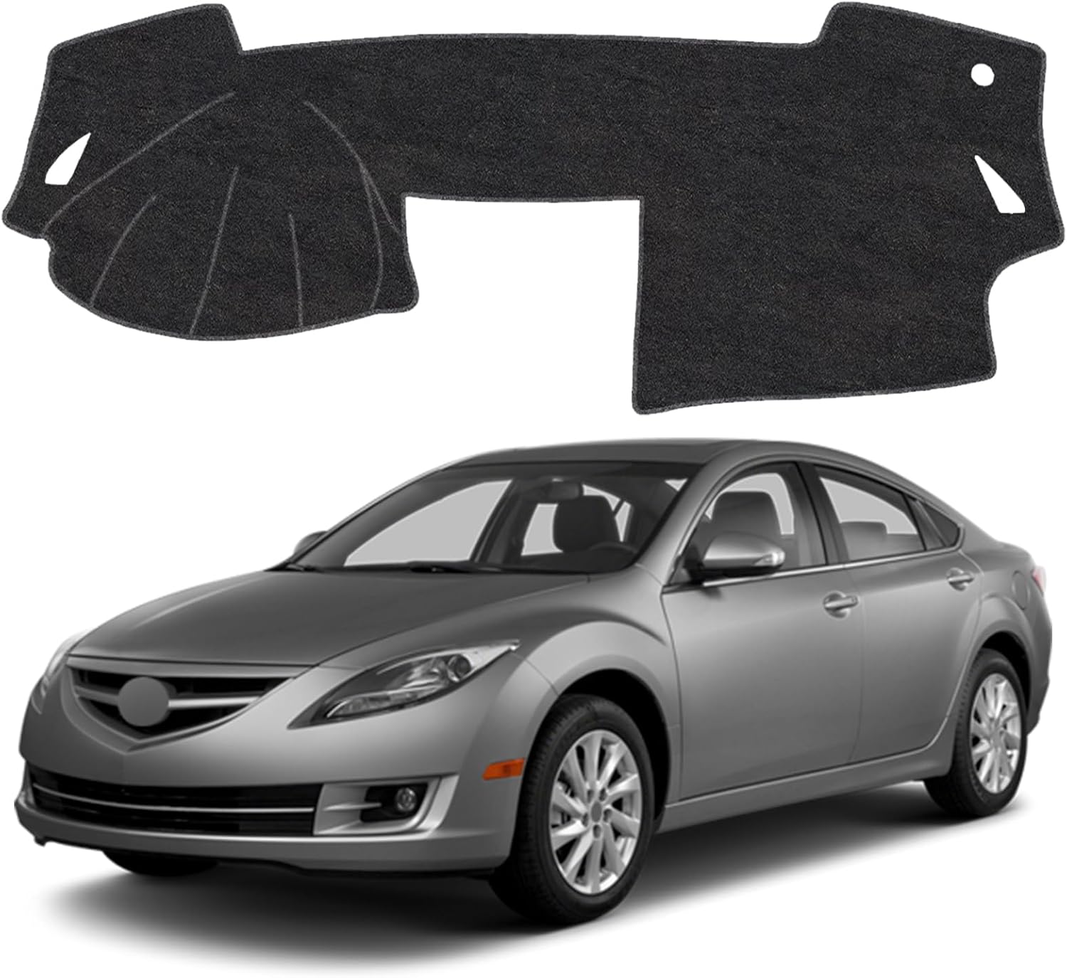 Dash Cover Mat for Mazda 6 2009 2010 2011 2012 2013 Non-Slip Dashboard Cover Mat Sunshade UV Rays Protector Interior Accessories