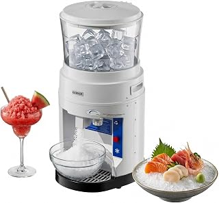 Garvee Commercial Ice Shaver Crusher 1200LBS/H, 700W Electric Snow Cone Maker, 500RPM Tabletop Ice Shaving Machine with 4.23Gal Hopper & Stainless Steel Blade for Home, Parties, Snack Bars, White