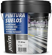 JOVIRA PINTURAS Paint Floors, Garages and Sports Floors -11 kg in general, Matte Finish. Protects and decorates concrete, cement and asphalt surfaces (11 kg, Grey) A-19C