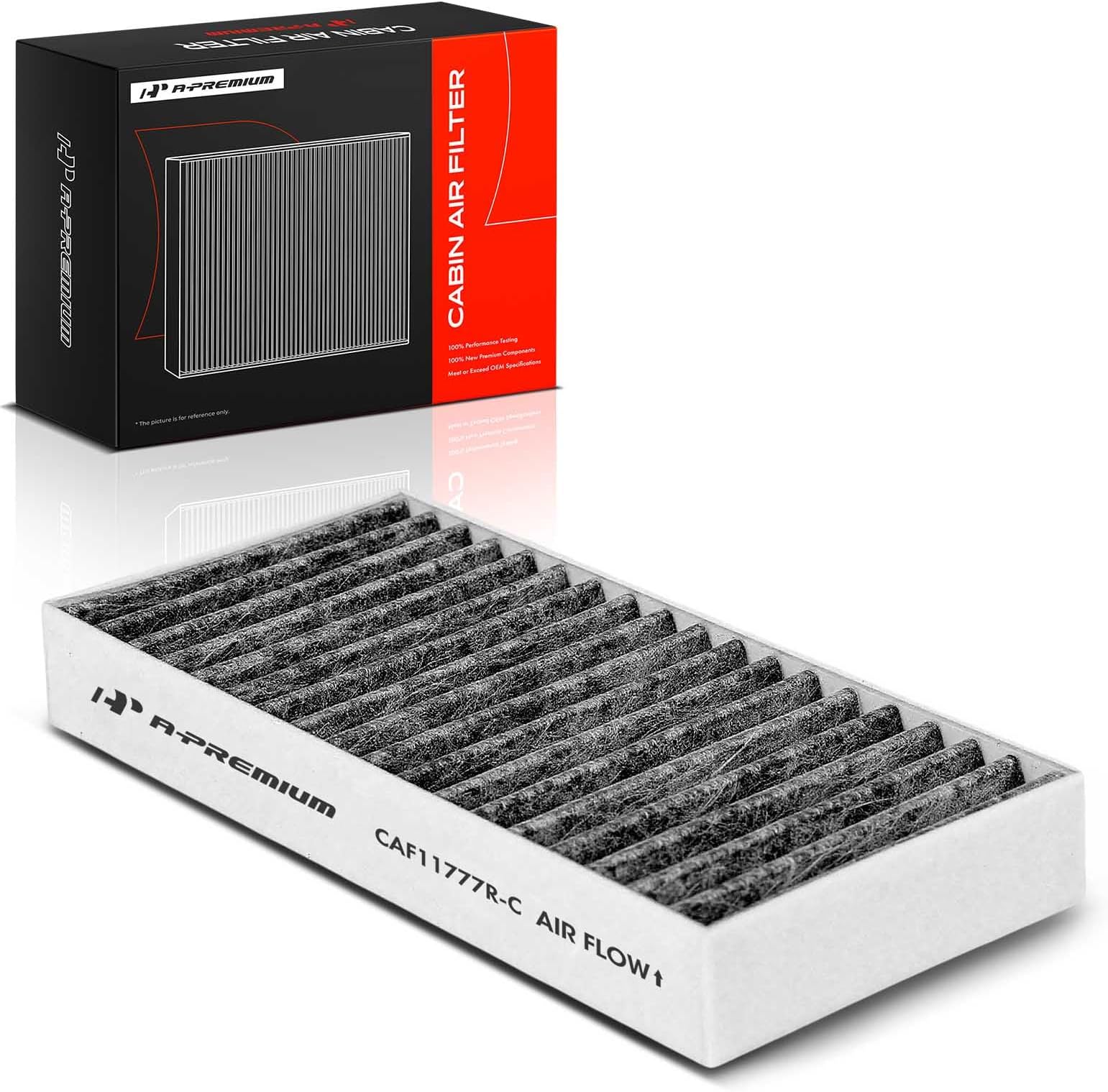 A-Premium 2-PC Cabin Air Filter with Activated Carbon Compatible with Jeep Models - Wrangler 2011 2012 2013 2014 2015 2016 2017, Wrangler JK 2018-3.6L 3.8L V6