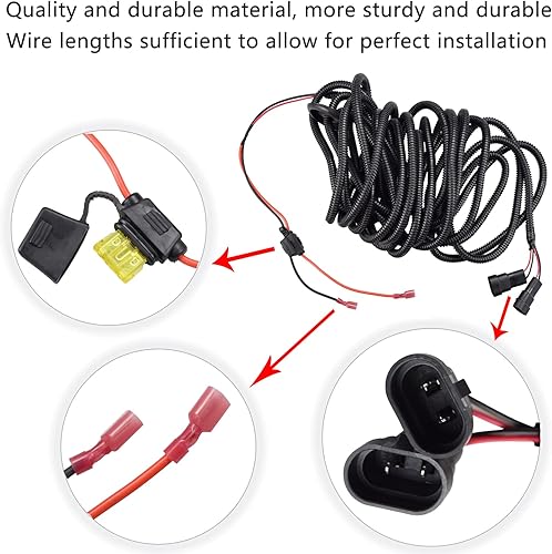 Miniatura 5 de Kit de iluminación LED para camioneta Toyota Tundra Tacoma 2015-2021 incluye ambas luces con biseles de montaje y arnés de cables de repuesto