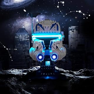 VONADO LED Light Kit for Lego Captain Rex Helmet Set 75349, DIY Lighting Compatible with Lego Star Wars Helmet 75349 (No Lego Model), Creative Lights for Lego Helmet 2023 Series