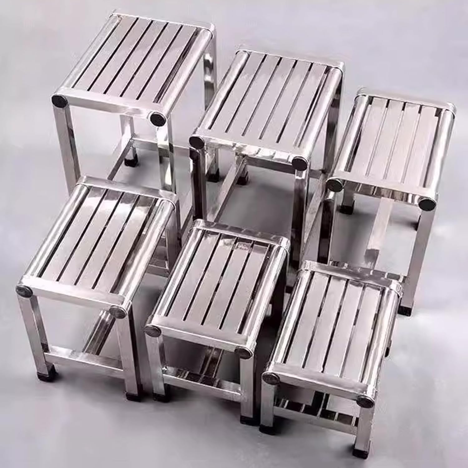 Sgabello da doccia in acciaio inox, sedile antiscivolo per anziani, anziani e incinte, sicuro, confortevole, ausili per la doccia per la comodità del bagno
