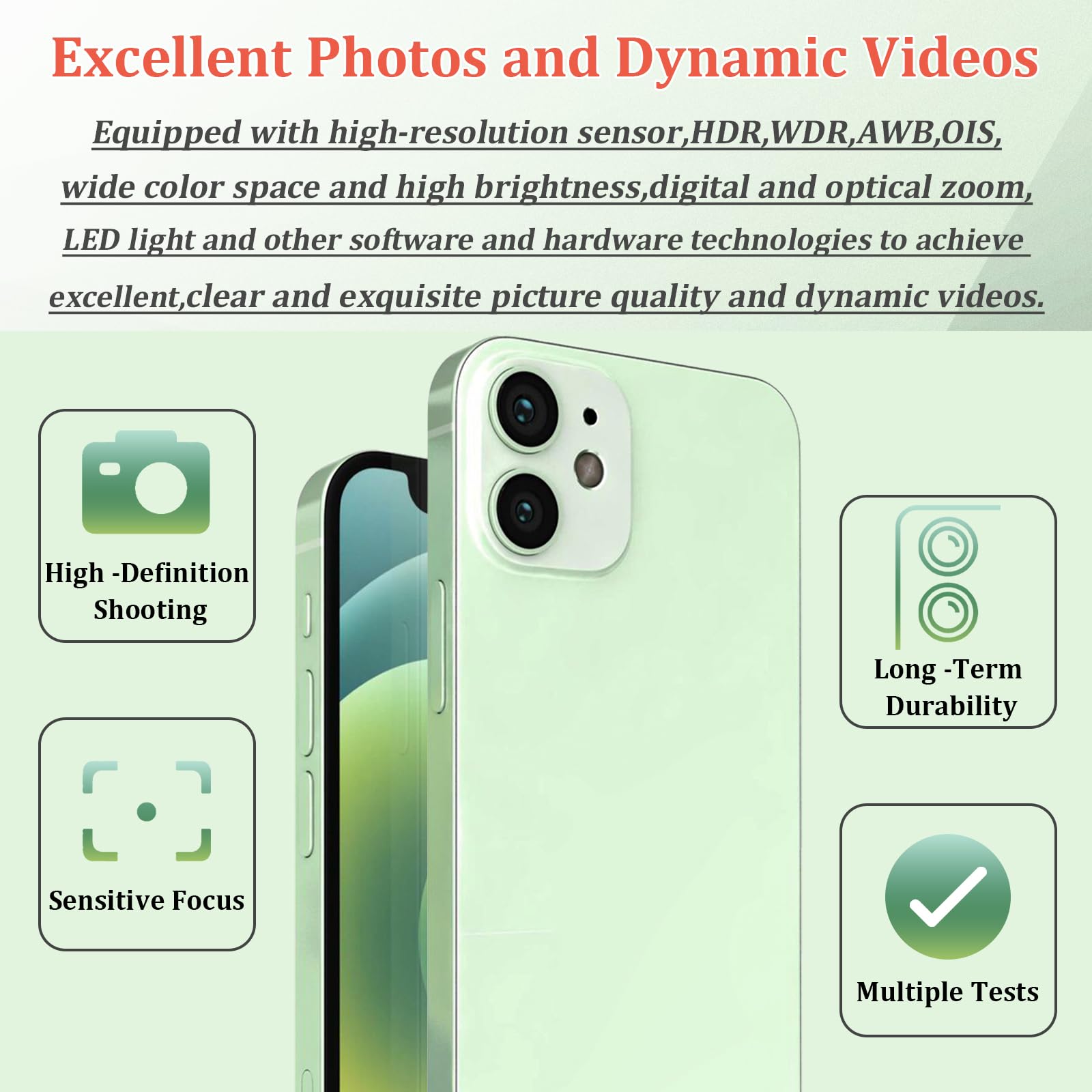 Amazon.co.jp: YWLRONG iPhone 12 Mini用 メインバックカメラ 交換用