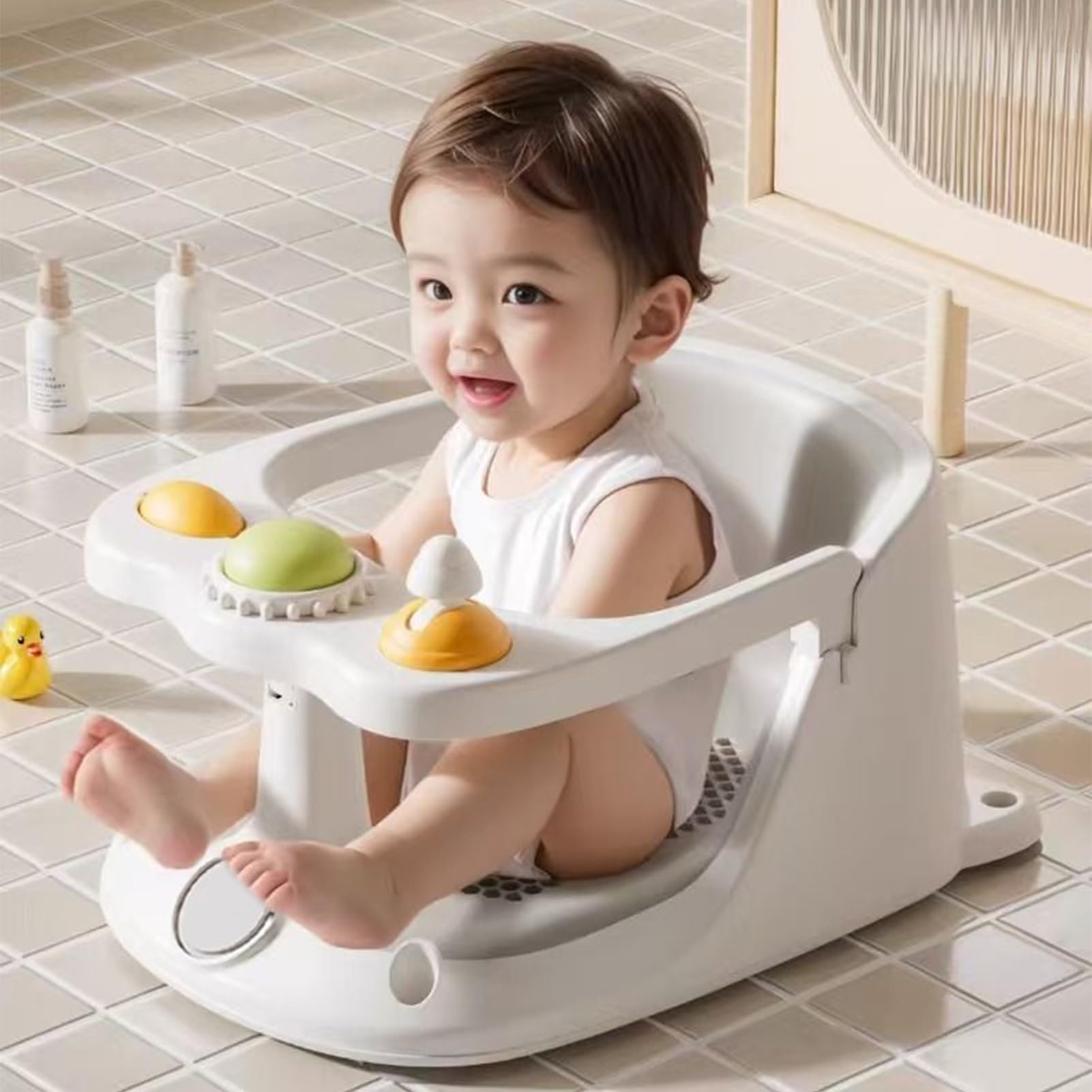 Sedile Da Bagno Per Neonato Lattante Bebè Piccoli Seggiolino Sicuro Per | Sedia Sedie Per Vasca Da Bagno Per Bambini Seduti E Giocattoli Da B