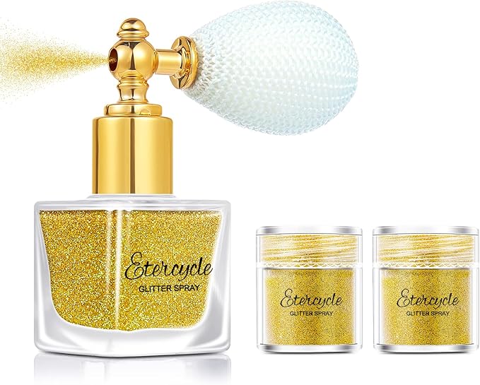 Etercycle Gold Body Glitter Spray, Etercycle Shimmering