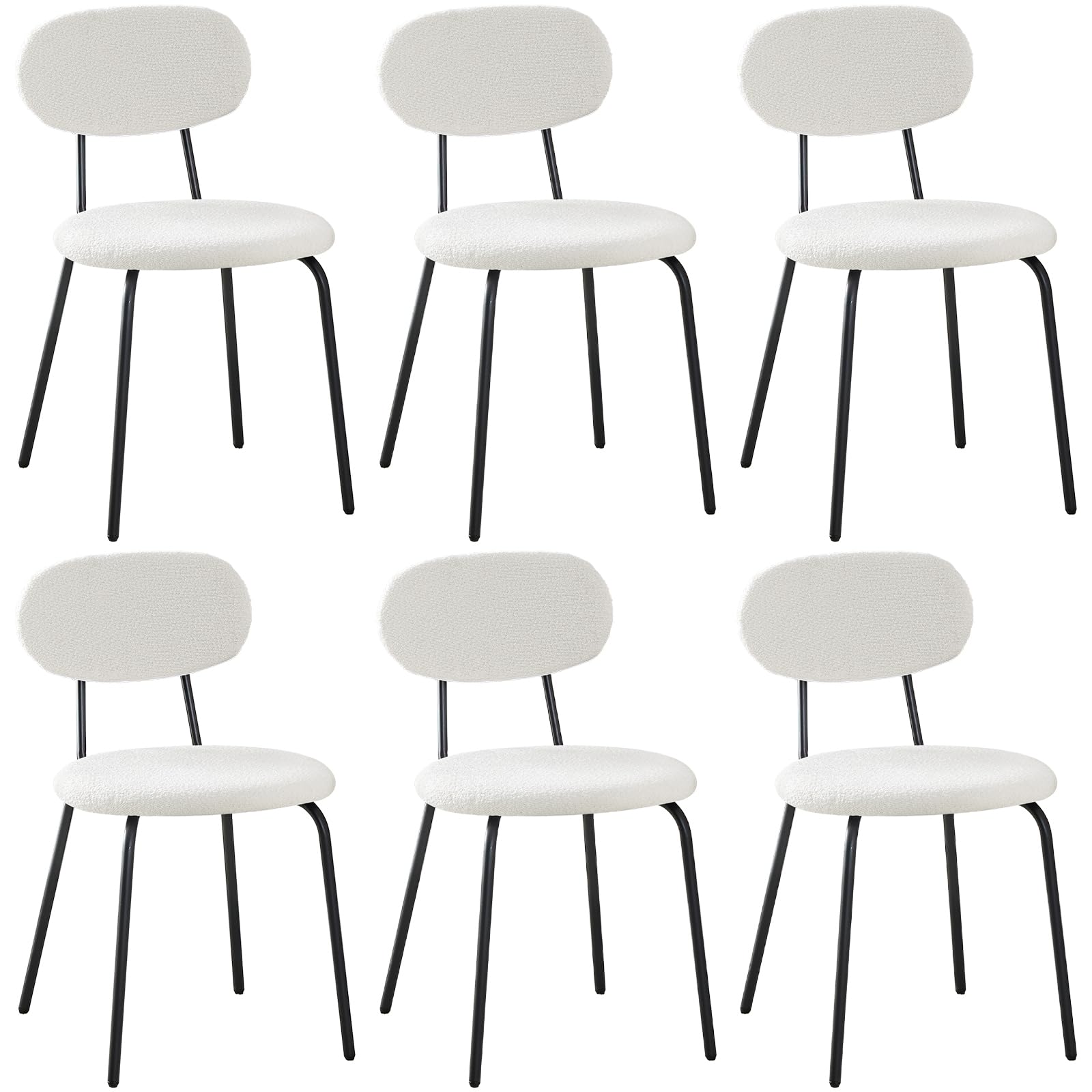 wafting lot de 6 chaises salle à manger