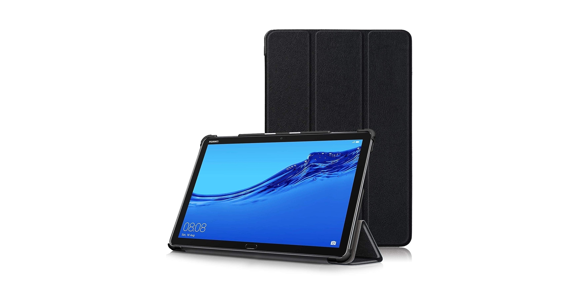 Leather case for Huawei MediaPad M5 Lite 10.1 inch - Black