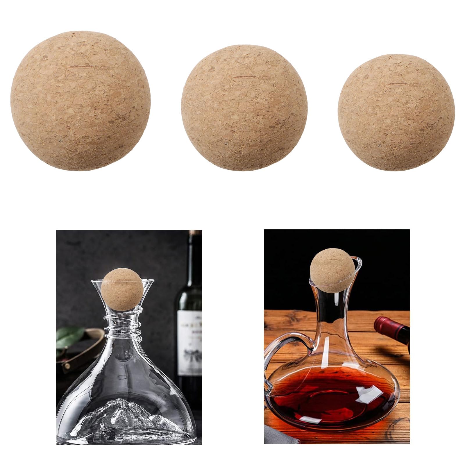 Liège Action 30 Bouchons Liège Pour Bouteille Vin - 3,8x2,1cm - Bricolage Et Conservation Bouchon Bouteille Vin