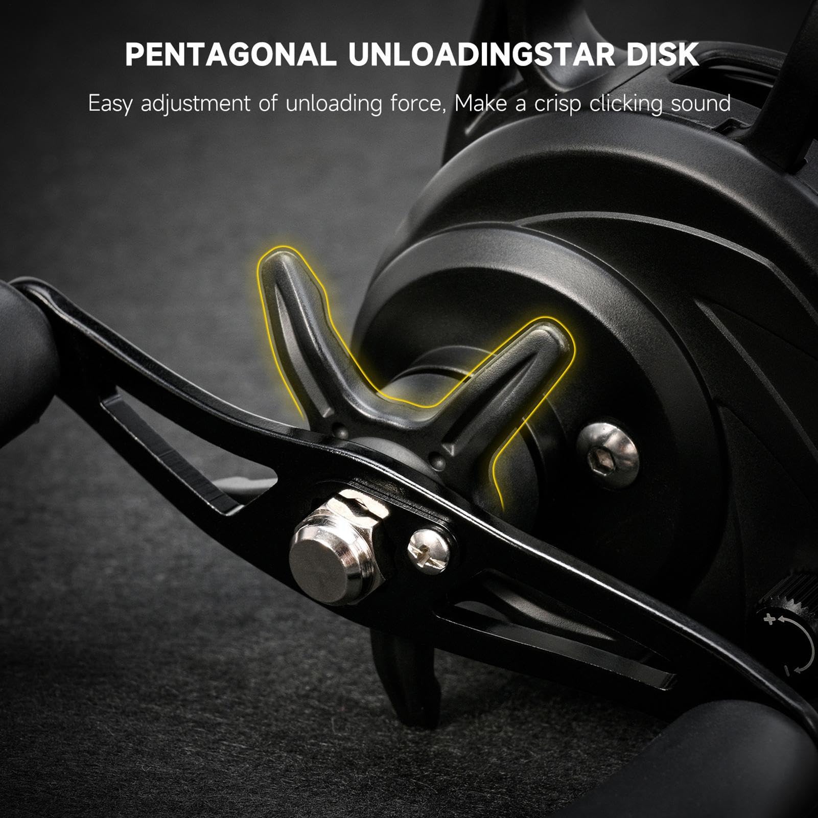 Carretes de Pesca Carrete Baitcaster Ligero y Ultra Suave | Magnético De Alta Velocidad Carretes Resistentes Agua Dulce para Principiantes en Agua Dulce y Salada y Pesca Invernal