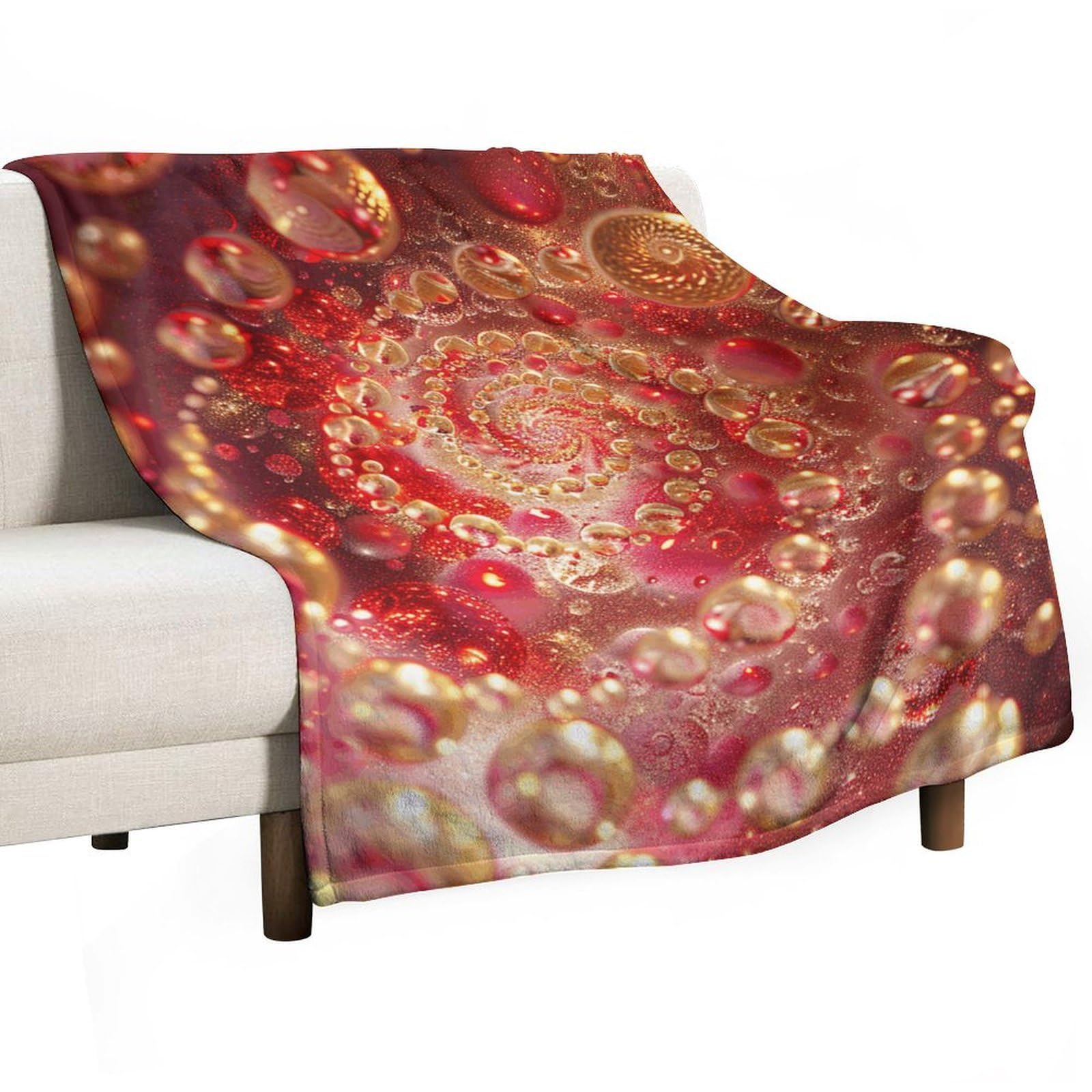 Couverture en flanelle légère et moelleuse pour lit et canapé