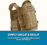 Vista 5 de CamelBak Armorbak - Paquete de hidratación táctica Mil Spec Crux Reservoir Coyote, 100 oz/3L