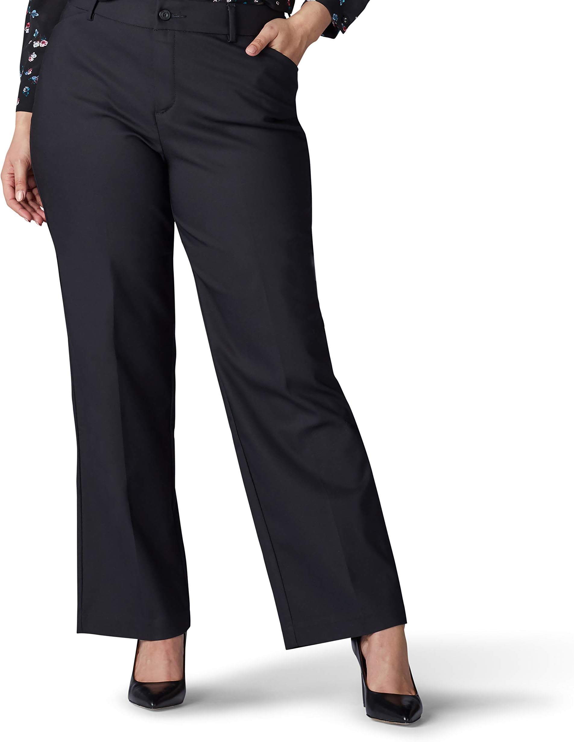 Uniforms Women's Plus Size Flex Motion Regular Fit Trouser Pant Pants
