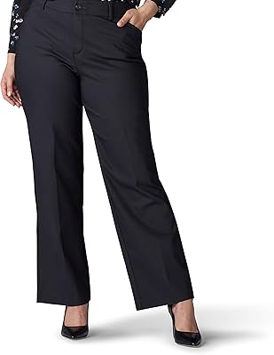Women's Plus Size Flex Motion Regular Fit Trouser Pant