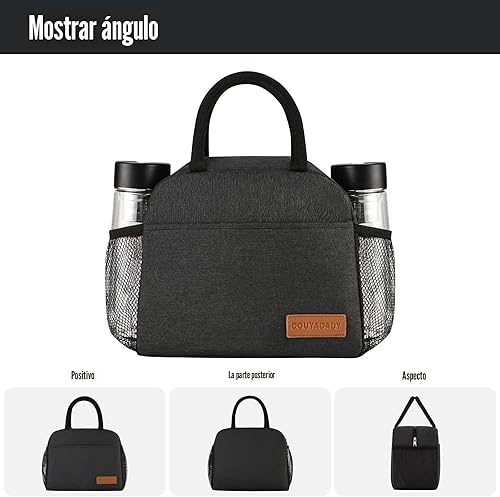 Miniatura 4 de Lonchera para mujeres y hombres (negro)