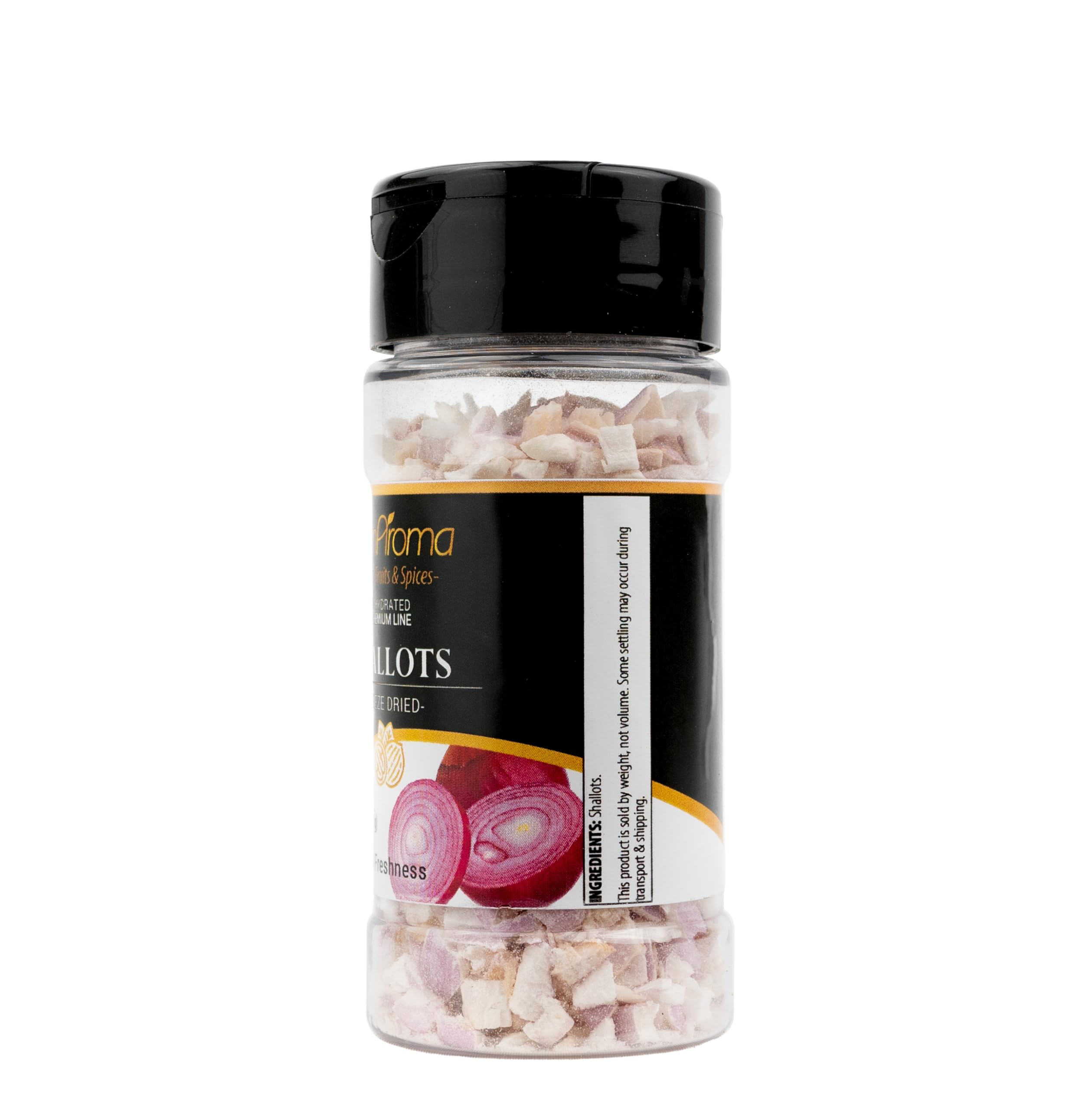 GranAroma Freeze Dried Shallots, Savory Flavor, Sauces & Soups, Versatile Ingredient (0.48 Ounce)