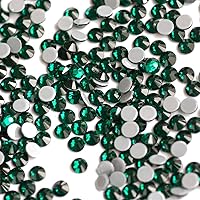 Vista 35 de Dowarm 1440 diamantes de imitación termoadhesivos para manualidades de ropa, pegamento caliente en cristales de parte trasera plana, diamantes