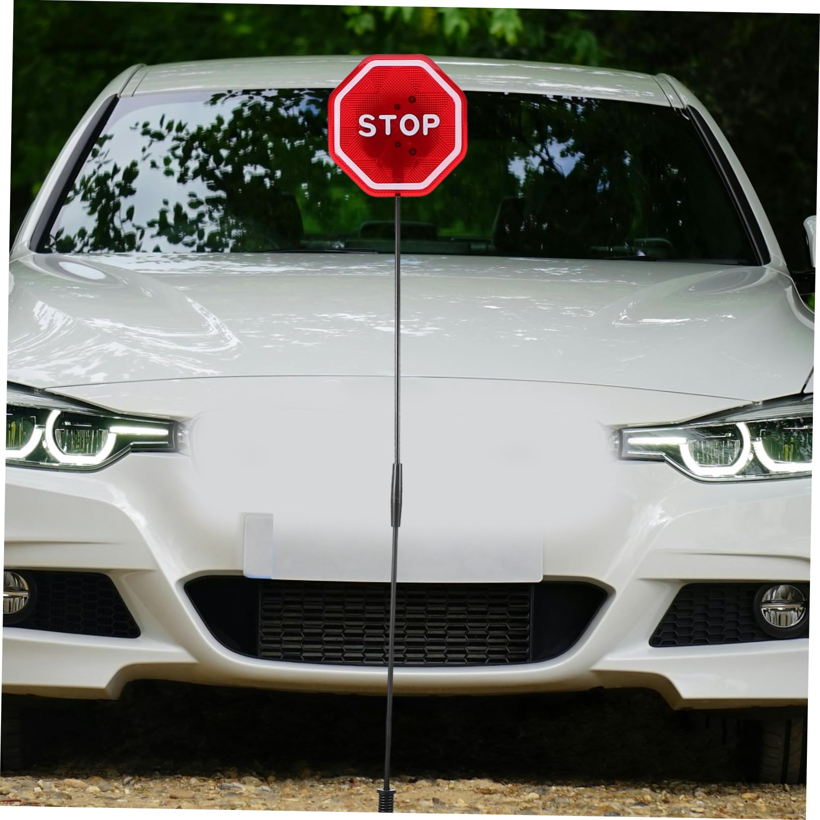 Alipis Sensore Parcheggio Per Garage Segnale Stop Per Garage Luci Led Lampeggianti Alimentato Batteria Per Evitare Collisioni e Migliorare