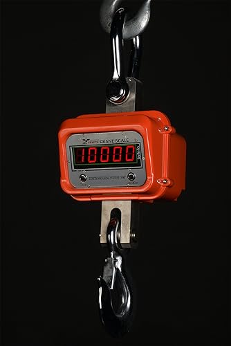 Miniatura 2 de Optima Scales OP-925A-10000 - Báscula de grúa de servicio pesado, pantalla LED de 10000 libras x 5 lb