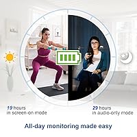 Vista 9 de VTech VM3258 Monitor de bebé de video digital de 2.8 pulgadas con luz nocturna, audio bidireccional y sensor de temperatura