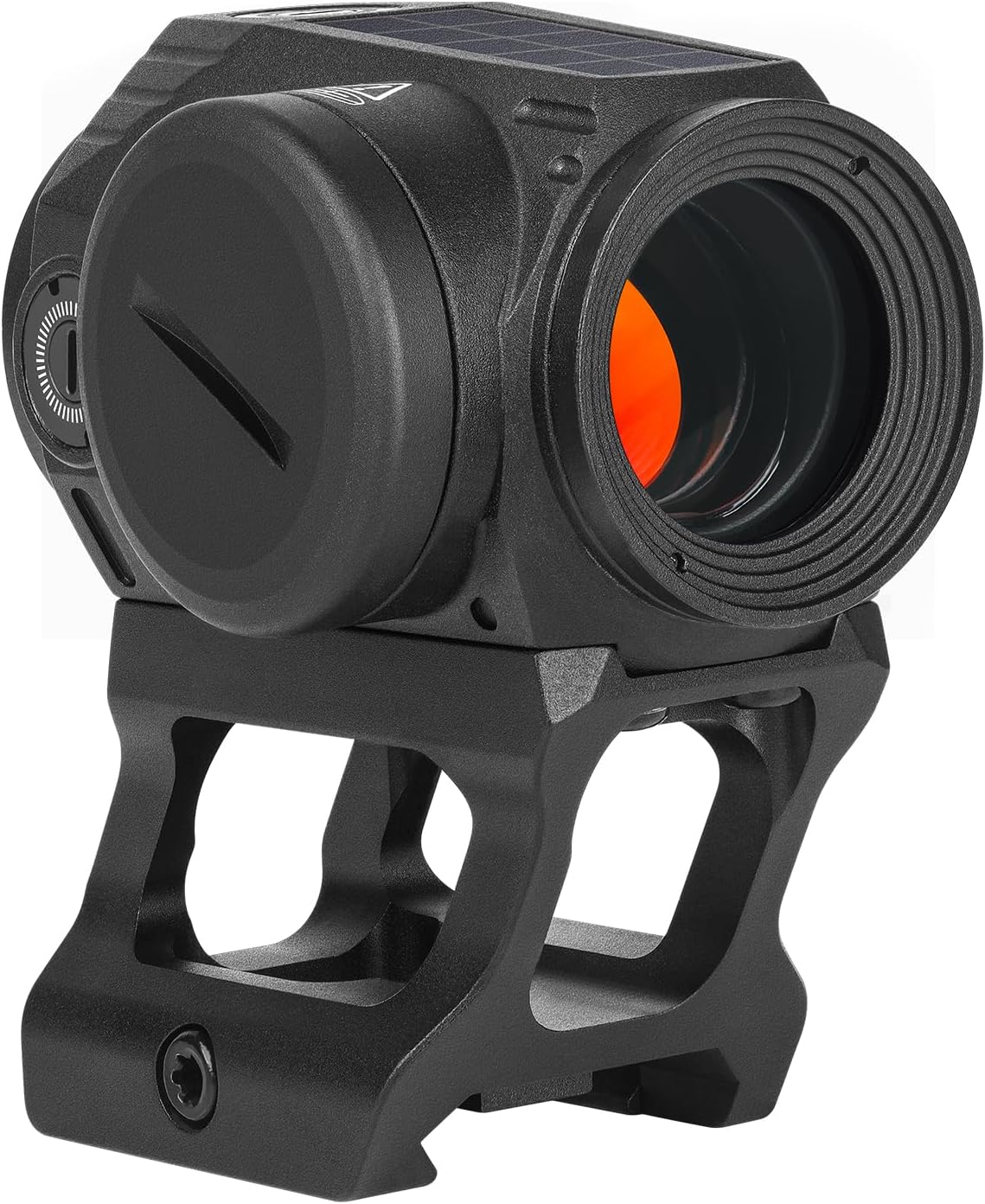 GOWUTAR GR23 - Solar Red/Green Dot Sight for Rifle - 3 MOA Shake Awake Reflex Sight - Durable Aluminum Optical Rifle Scope with Absolute Co-Witness Riser for Picatinny Rails
