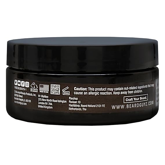 Beard Guyz Matte Styling Clay StrongHold for Beard & Hair Natural Texture & Matte Finish Styling Clay for Mens Grooming, 3 oz