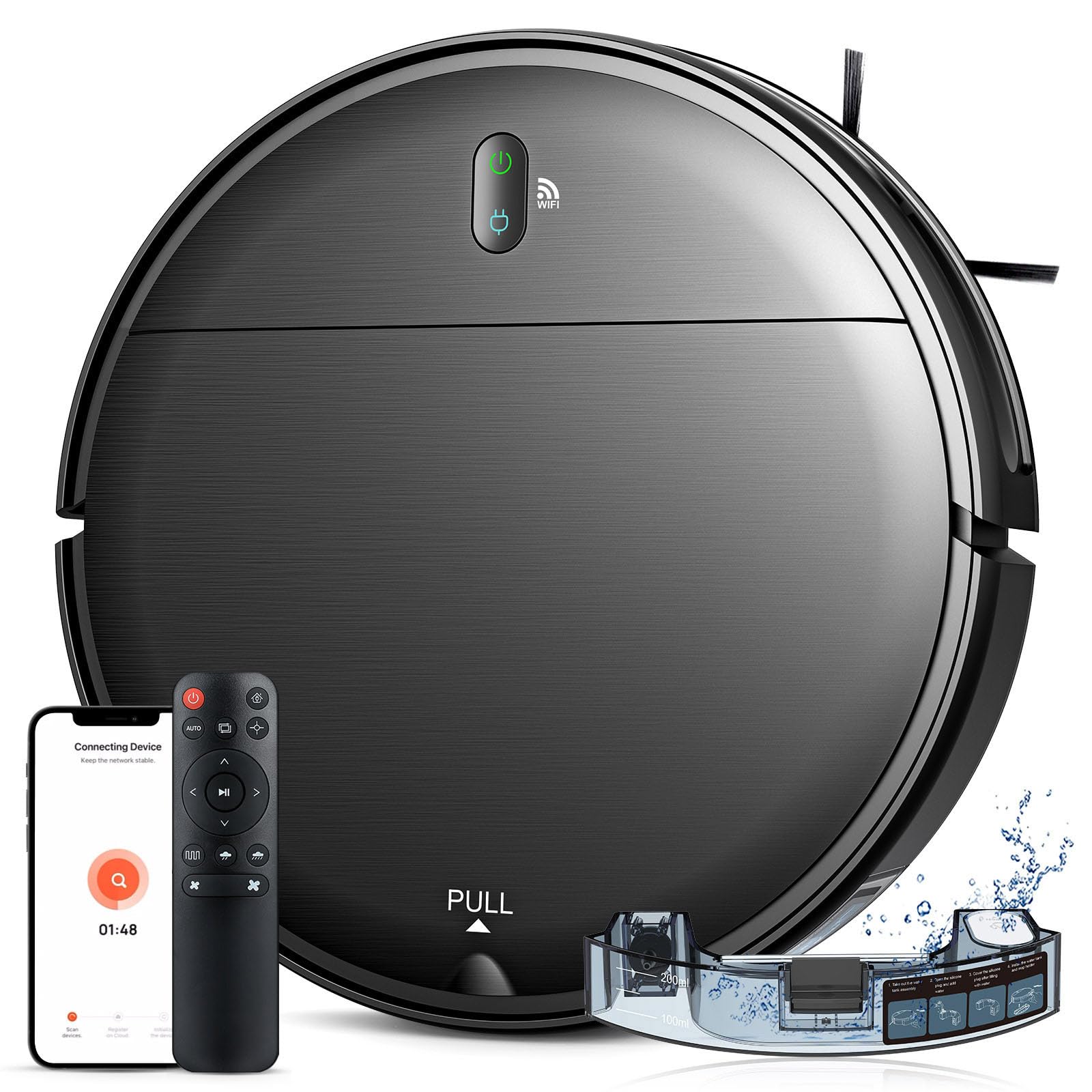 MAMNV Robot Vacuum and Mop Combo