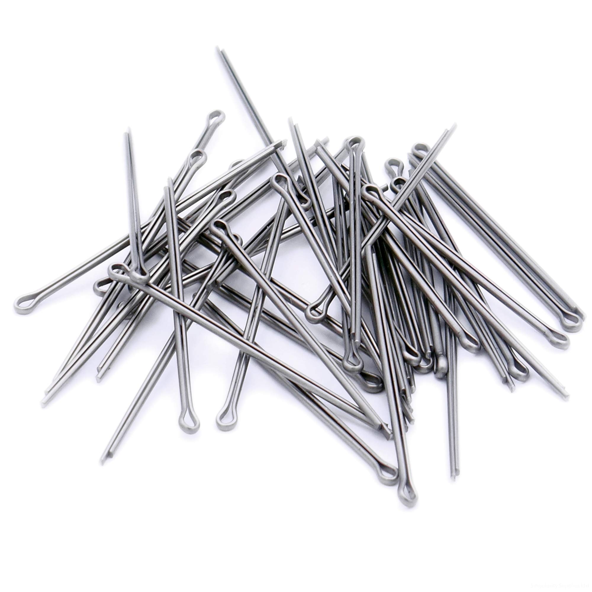 Singularity Supplies Silver M1.6 (1.6Mm X 25Mm) Split Cotter Pin - Stainless Steel (A2) (Pack Of 40)