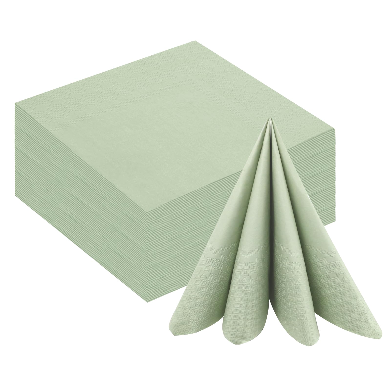 40 stuks papieren servetten, verjaardag, 33 x 33 cm, groene papieren 40 stuks papieren servetten, verjaardag, 33 x 33 cm, groene papieren