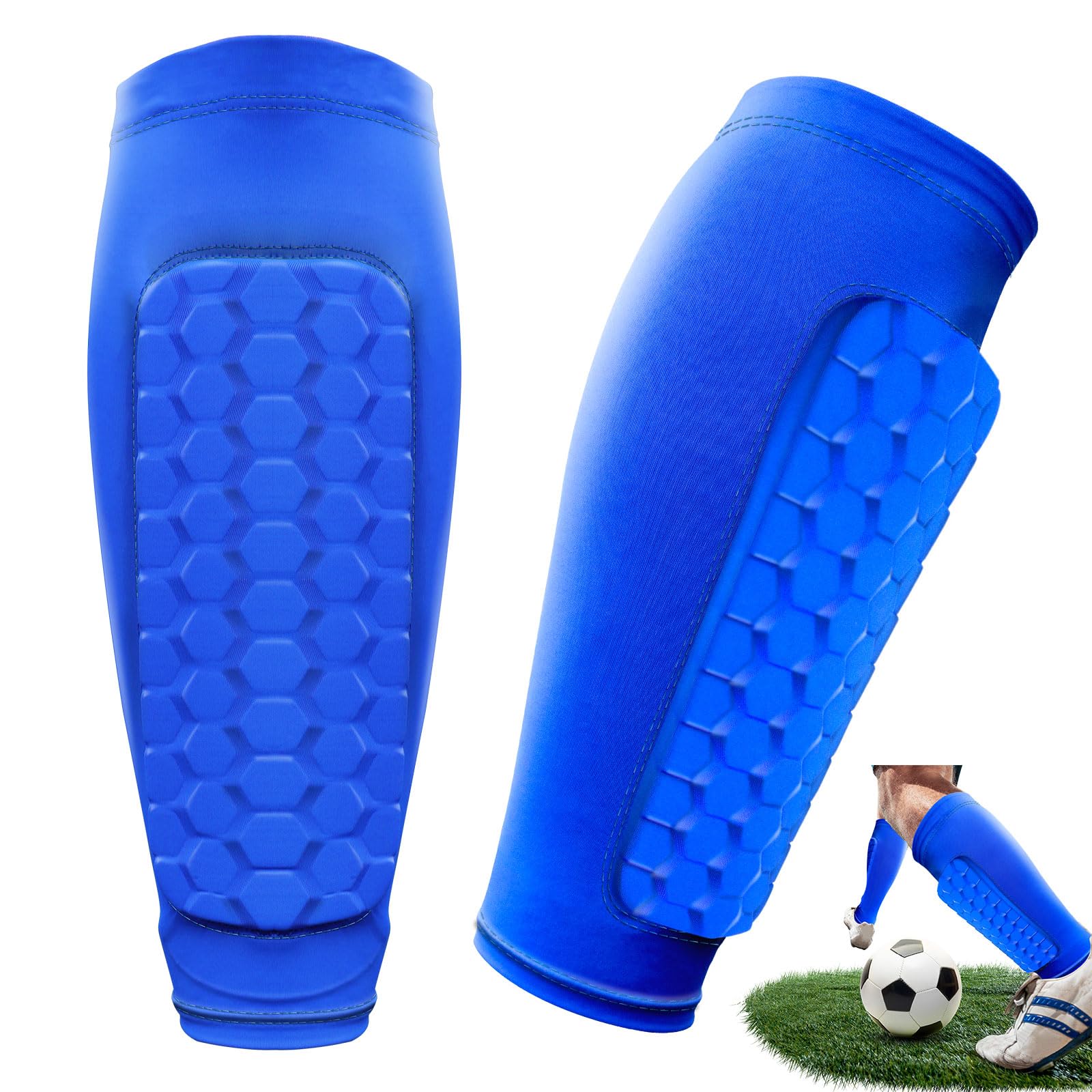 Schienbeinschoner Kinder Fussball Pro Schienbeinschoner Fußball Herren –Atmungsaktiv, rutschfest, Vollflächige, Ultraleicht Schienbeinschutz für Jungen Mädchen Junge Spieler Fußballspiele Shin Pads