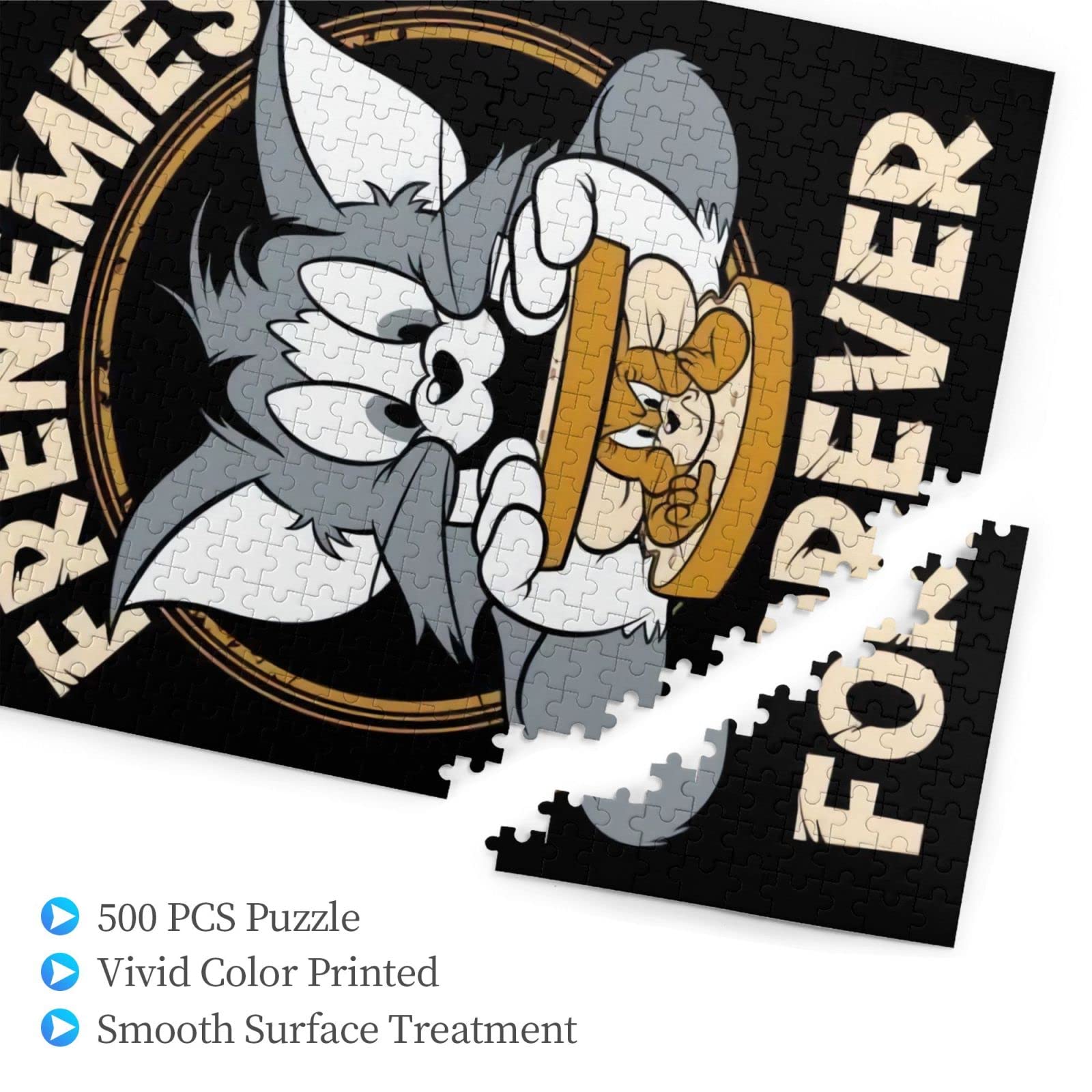 Amazon.co.jp: パズル トムとジェリー アニメ 500ピース ジグソー 大人