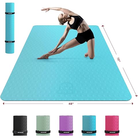 HAPBEAR Extra Large Yoga Mat - 72