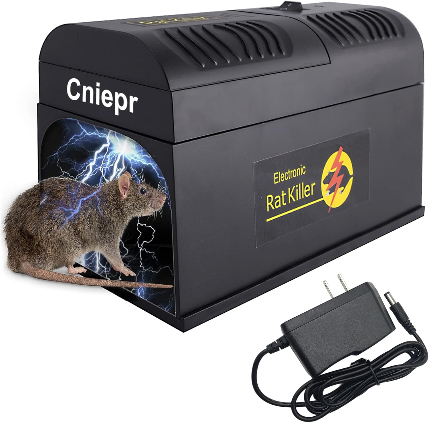 Buy Electronic Rat Trap 7000V Shock Kill Rodent Zapper with Powerful