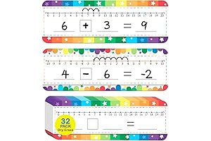 32 pc Dry Erase Number Line for Classroom, Home, Homeschool