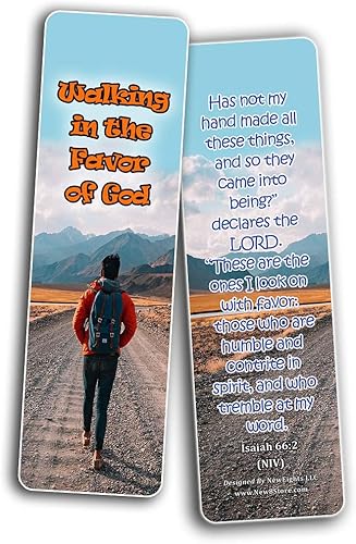 Miniatura 5 de Marcadores devocionales de versículos bíblicos para hombres (paquete de 60 unidades), regalos perfectos para la escuela dominical y los ministerios