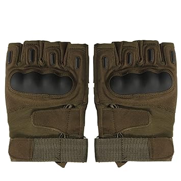 WorldCare New Motorcycle Riding Knuckle Military Tactical Airsoft Half Finger 74271 | Pack of 1