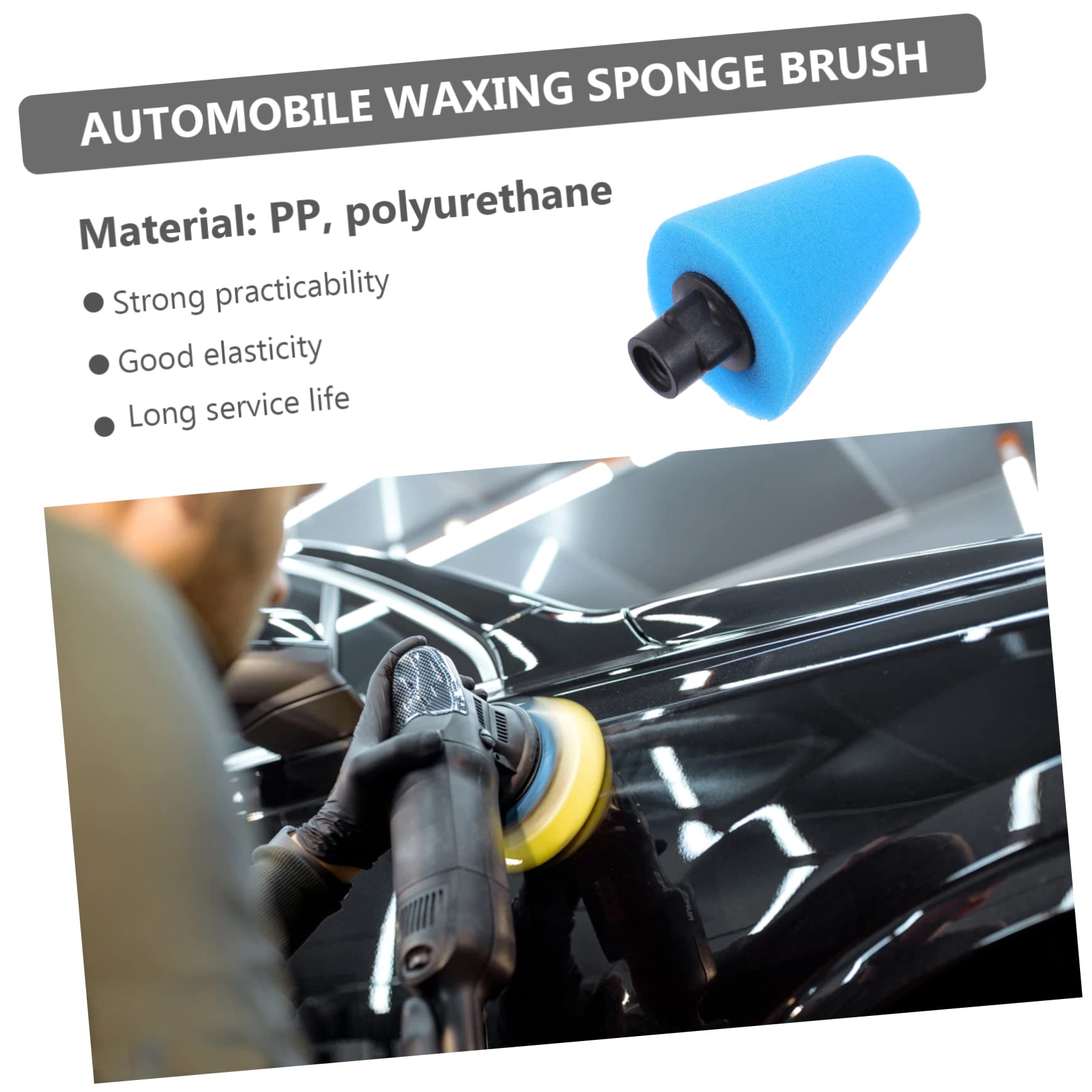 Gatuida Brosse en Mousse PP pour Nettoyage de Jantes Voiture Solide et Polyvalente