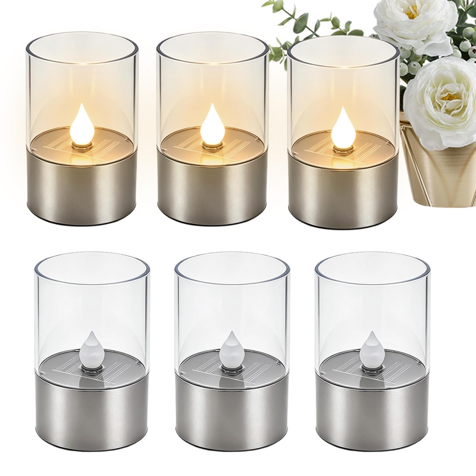 Lumini solari ricaricabili impermeabili a energia solare, per finestre, esterni, giardino, cortile, tavolo, campeggio, casa, feste, matrimoni