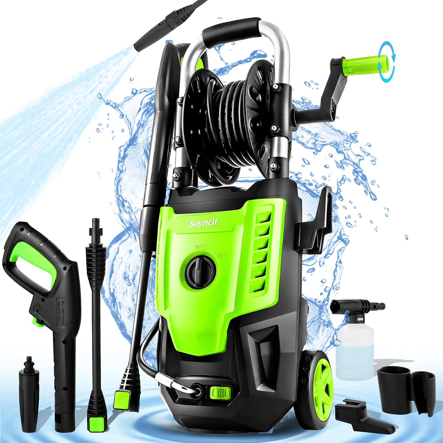 1.7GPM Electric Pressure Washer Power 