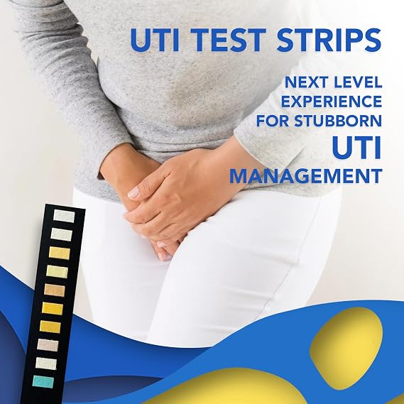 [URINIFY Essential] Mobile App Urine Test Strips and at Home UTI Test Strips, Kidney Test kit at Home, Hydration, Keto Test Strips, pH Test Strips, Liver Test, urinalysis Test, Protein, 6 Strip