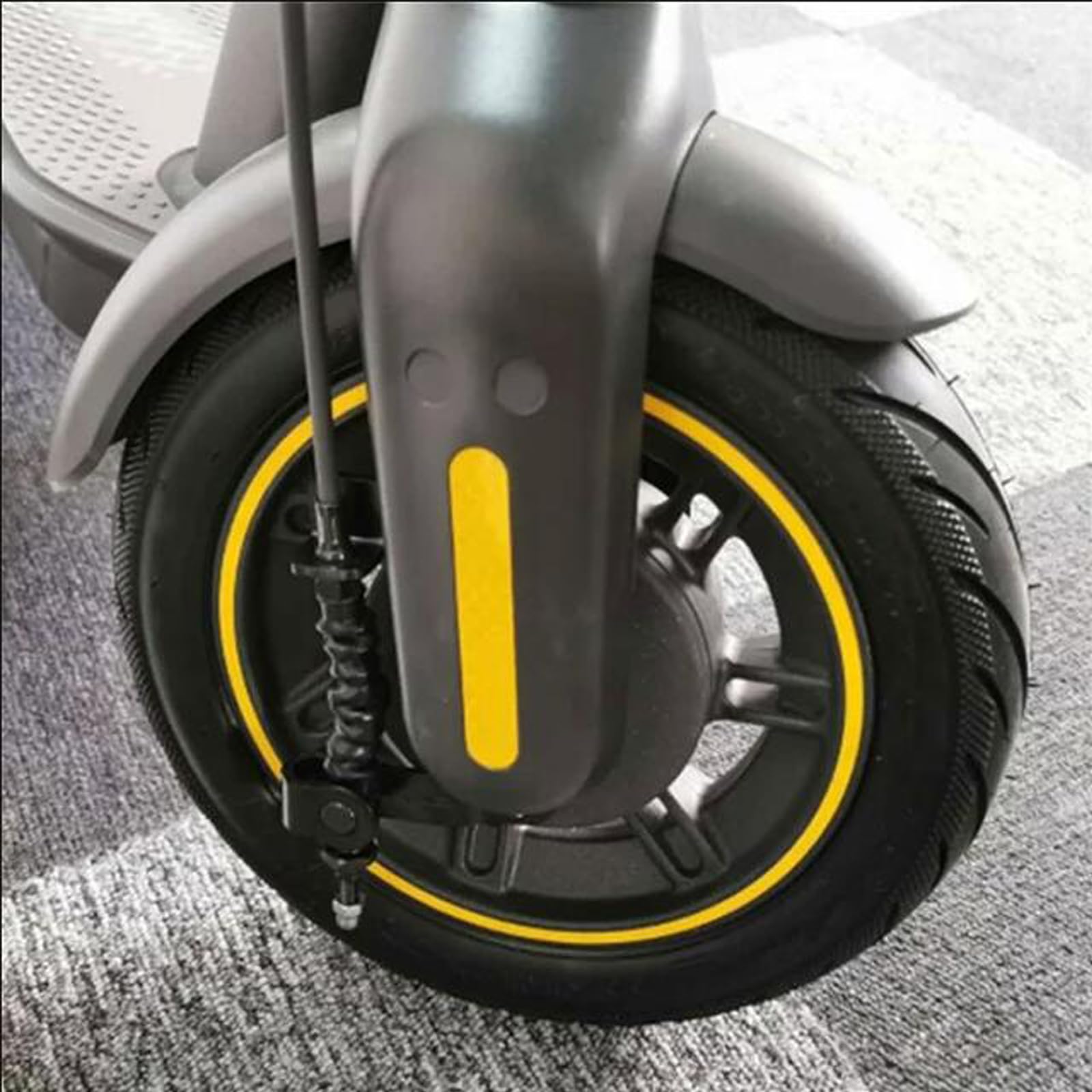 60/70-6,5 Pneu Tubeless avec Chambre à Air pour Segway Ninebot Max G30 Trottinette Pneu Tout-Terrain 10 Pouces à Chambre à Air 10 x 2,5, Non Auto-Réparateur (Tubeless+Chambre à Air)