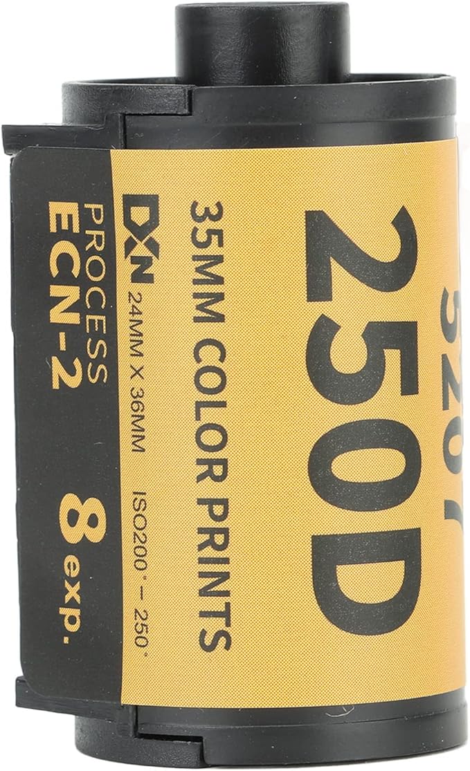 35mm Color Film, 200‑250 Professional Color Print 35mm Film, Wide Exposure Range ECN 2 Process