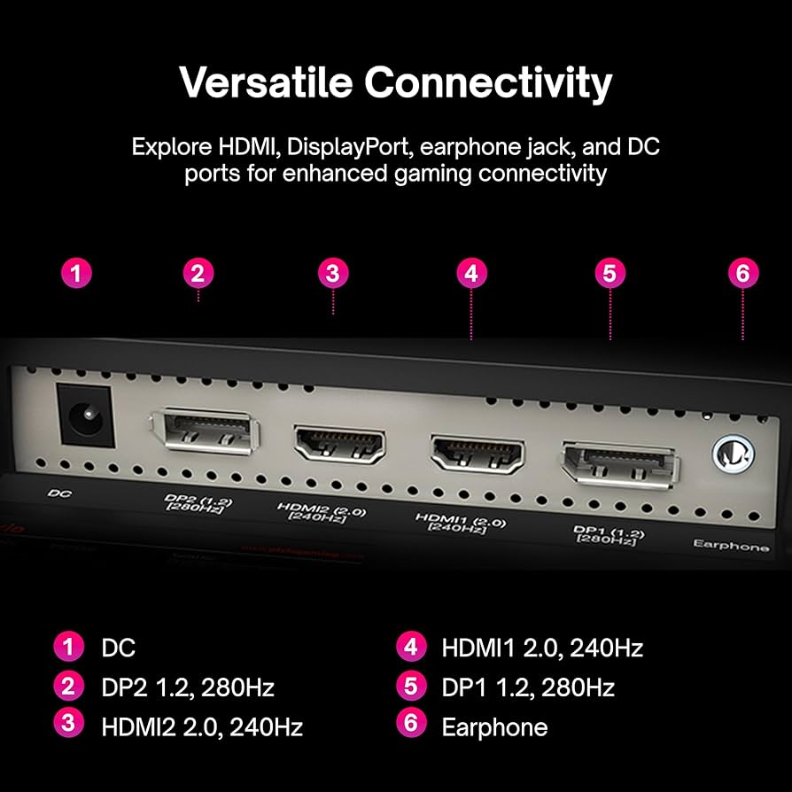 Pixio 24.5インチ 280Hzモニター Pixio PX259 Prime 25 inch 280Hz (144Hz Supported) Refresh