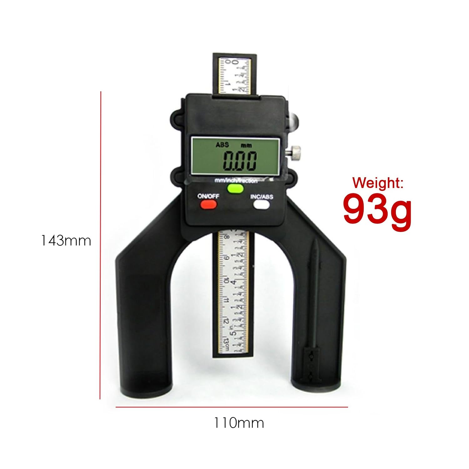 Buy 1 get 1 Tread Depth Gauge Finder Magnetic Self Standing 80mm