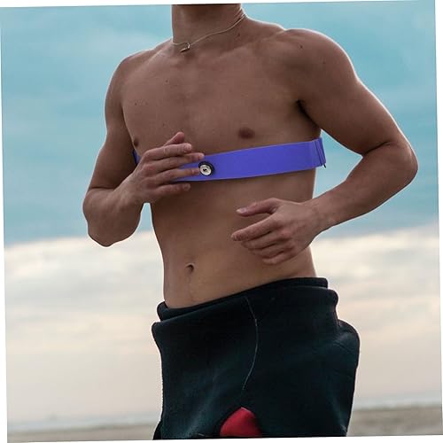 Miniatura 9 de Banda de pecho multifunción para frecuencia cardíaca, elástica, transpirable, resistente, ajustable para el pecho para deportes de fitness y